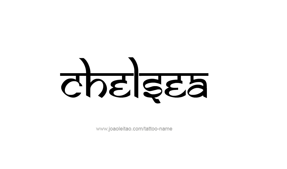 Tattoo Design Name Chelsea  