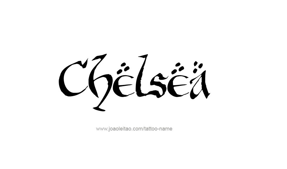 Tattoo Design Name Chelsea  