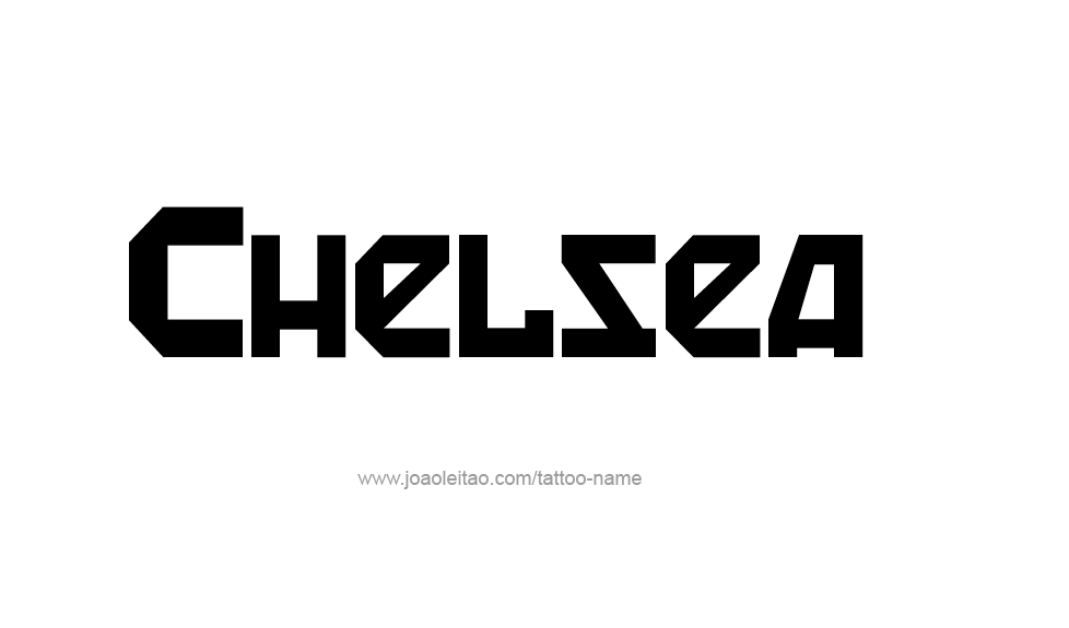 Tattoo Design Name Chelsea  