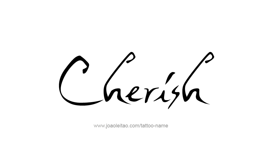 Tattoo Design Name Cherish  