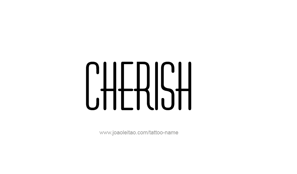 Tattoo Design Name Cherish  