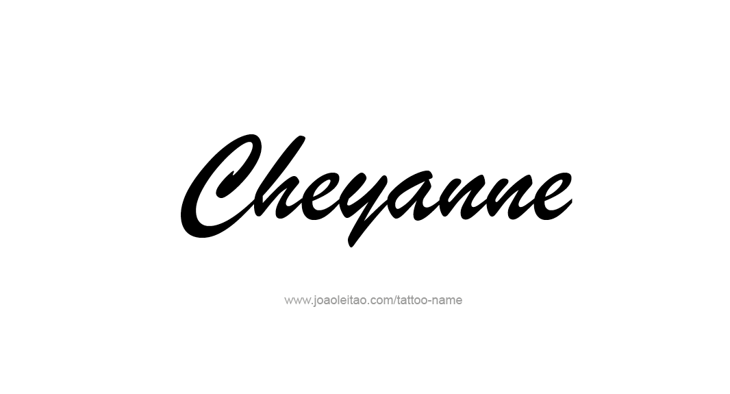 Tattoo Design Name Cheyanne  