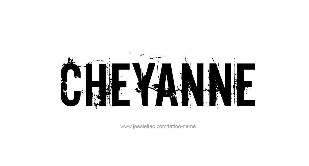 Tattoo Design Name Cheyanne  