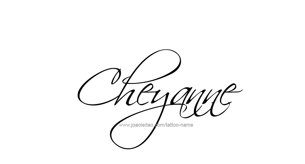 Tattoo Design Name Cheyanne  