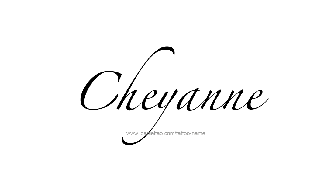 Tattoo Design Name Cheyanne  