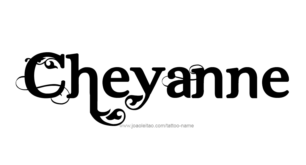 Tattoo Design Name Cheyanne  