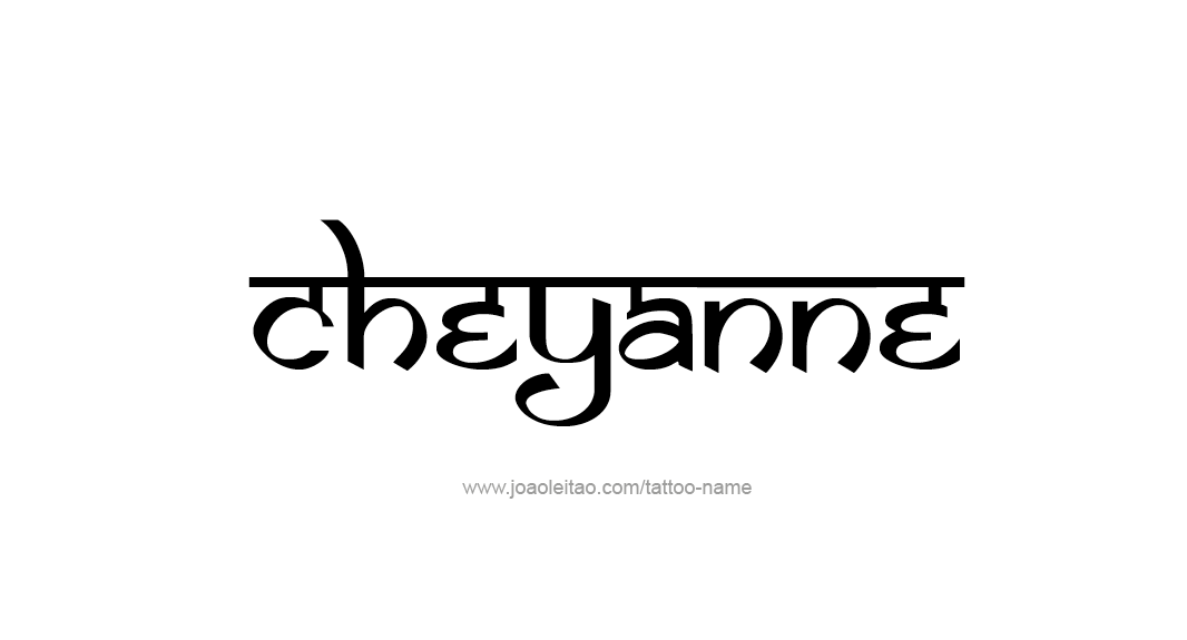 Tattoo Design Name Cheyanne  