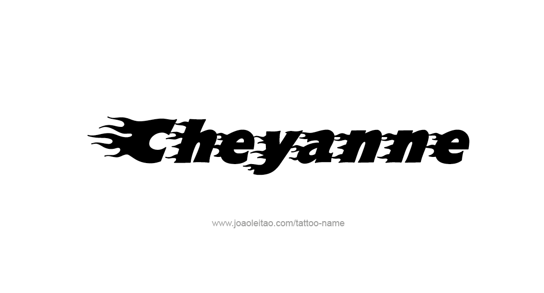 Tattoo Design Name Cheyanne  