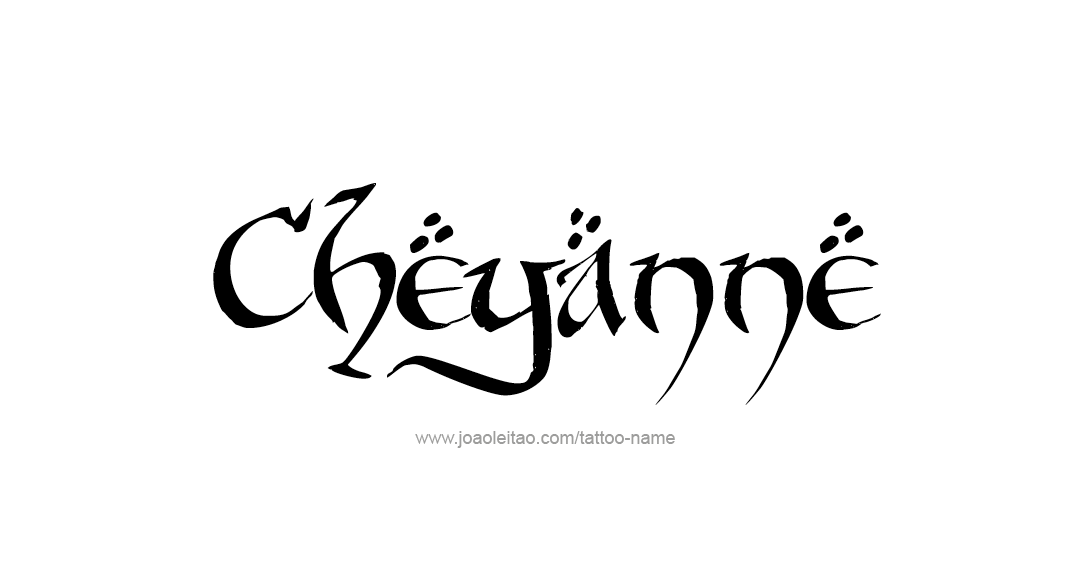 Tattoo Design Name Cheyanne  