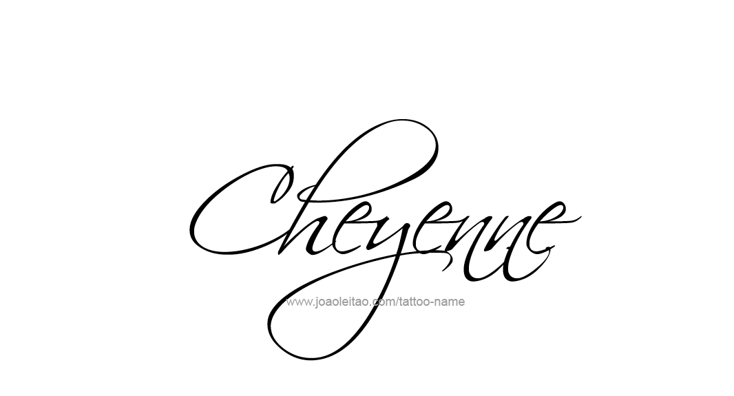 Tattoo Design Name Cheyenne  