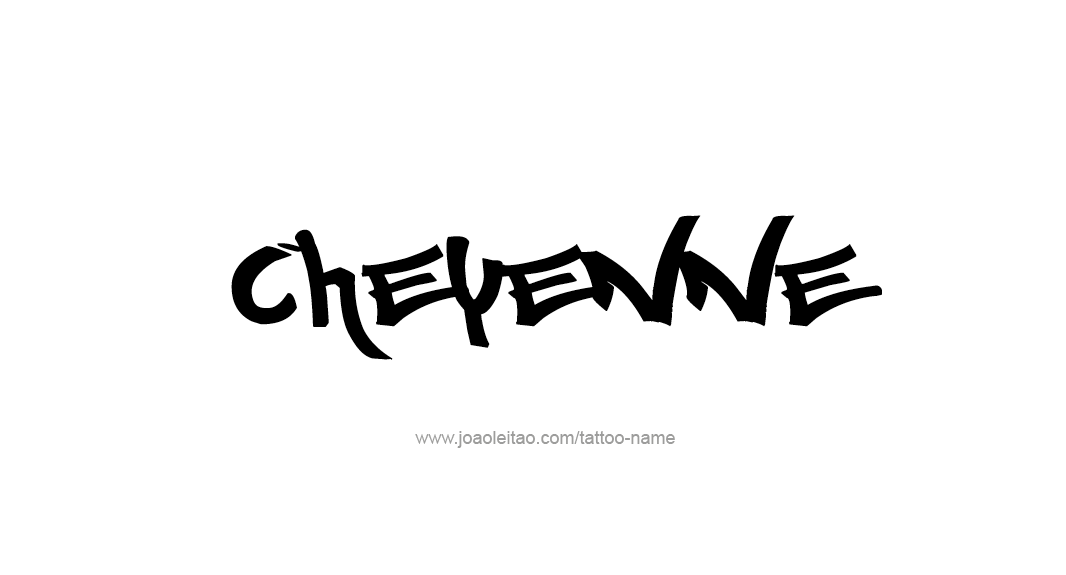 Tattoo Design Name Cheyenne  