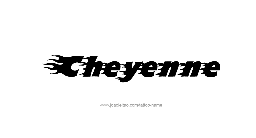 Tattoo Design Name Cheyenne  