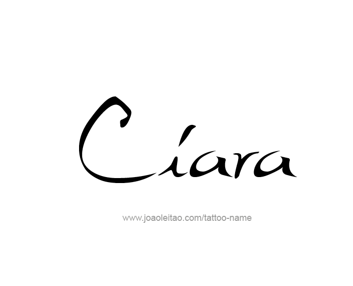 Tattoo Design Name Ciara   