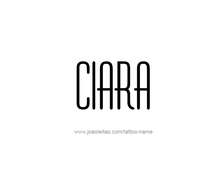 Tattoo Design Name Ciara   