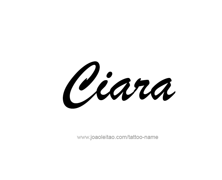 Tattoo Design Name Ciara   