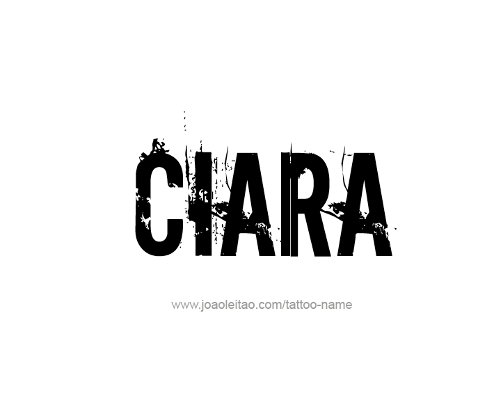 Tattoo Design Name Ciara   