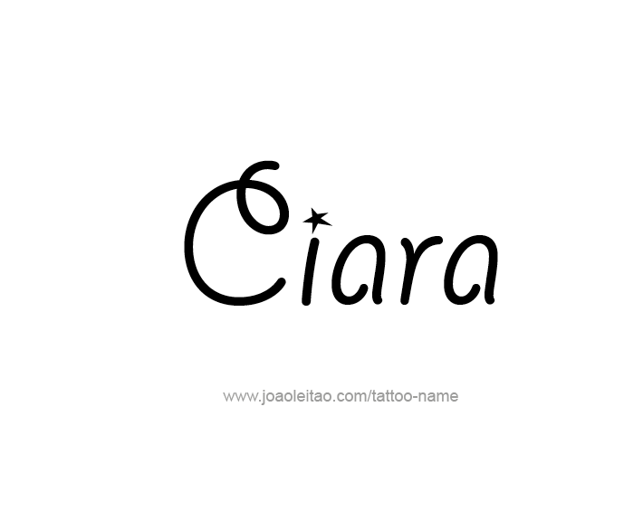 Tattoo Design Name Ciara   