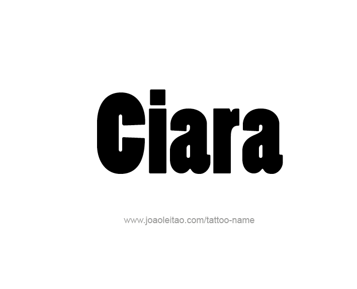 Tattoo Design Name Ciara   