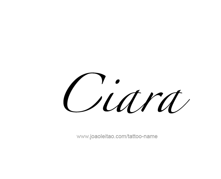 Tattoo Design Name Ciara   