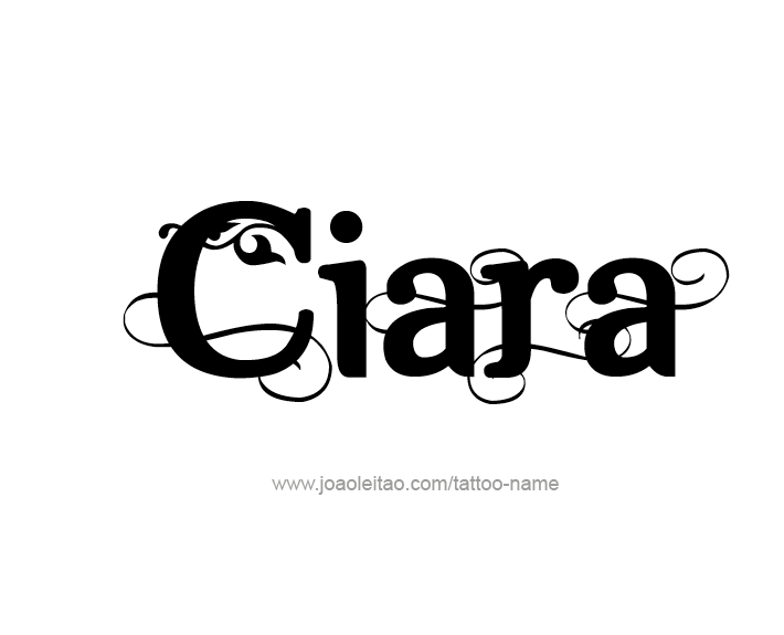 Tattoo Design Name Ciara   