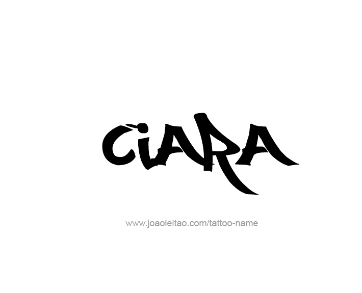 Tattoo Design Name Ciara   