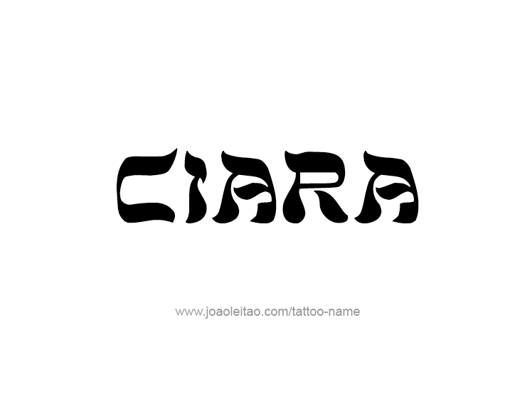 Tattoo Design Name Ciara   