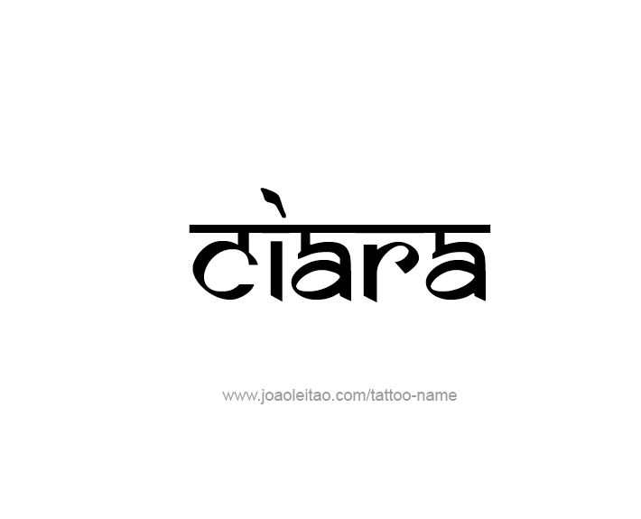 Tattoo Design Name Ciara   