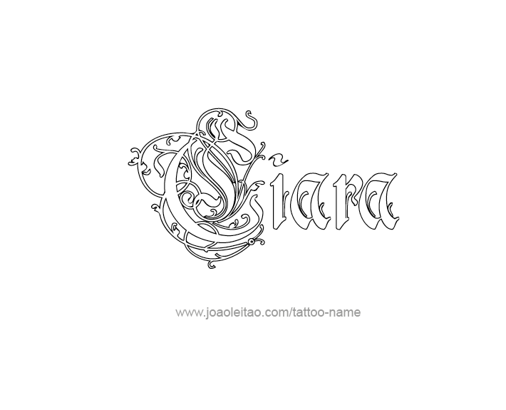 Tattoo Design Name Ciara   