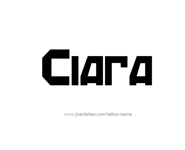 Tattoo Design Name Ciara   