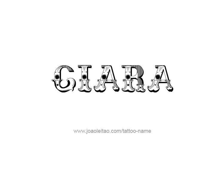 Tattoo Design Name Ciara   