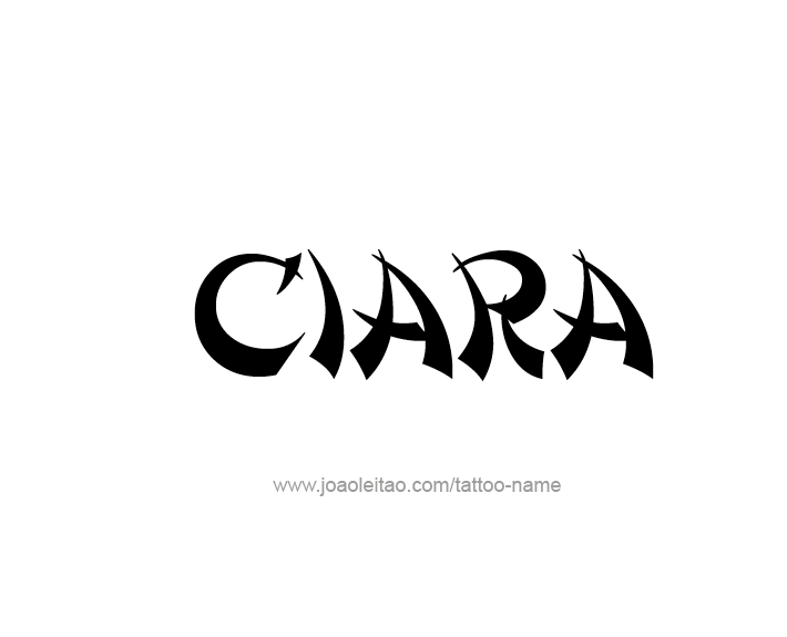 Tattoo Design Name Ciara   