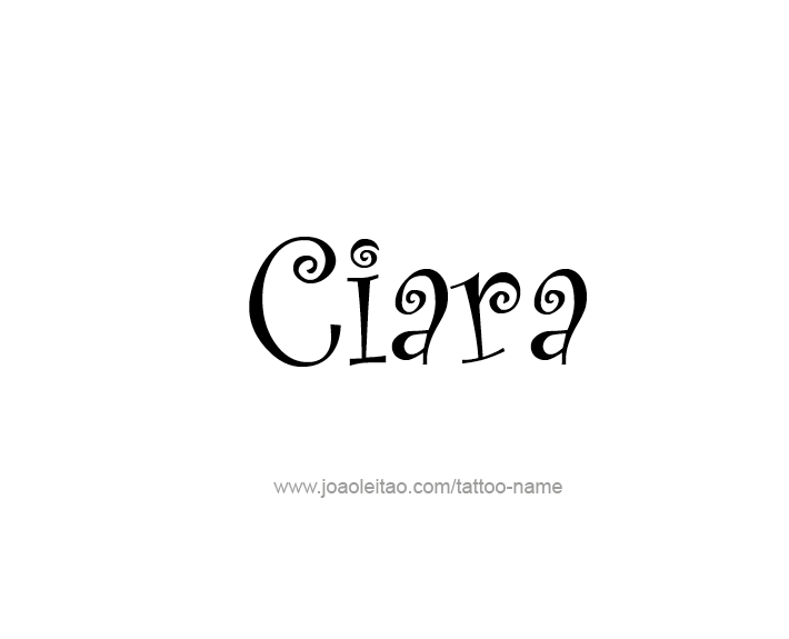 Tattoo Design Name Ciara   