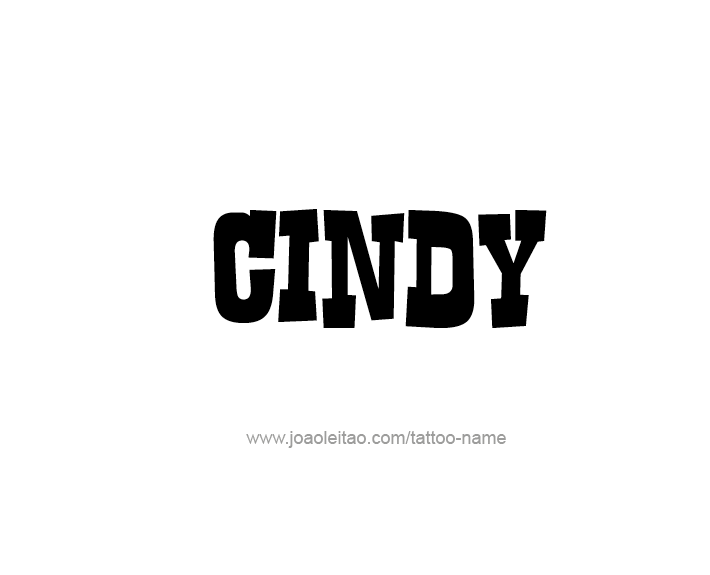 Tattoo Design Name Cindy   