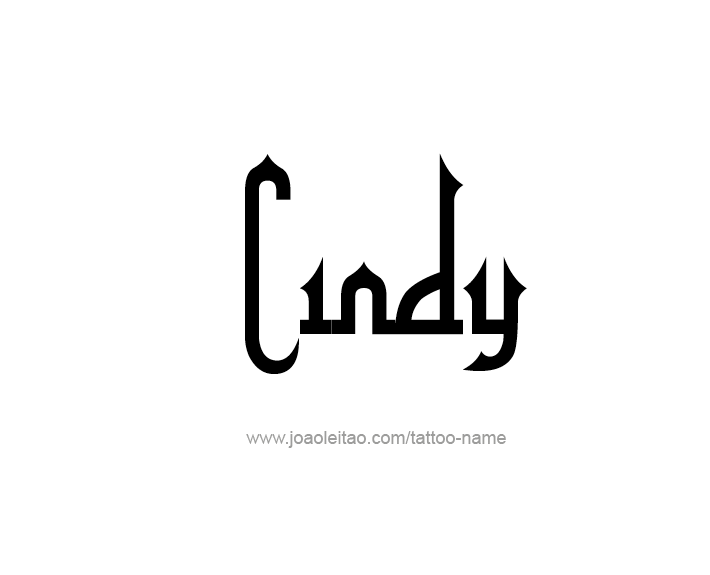 Tattoo Design Name Cindy   