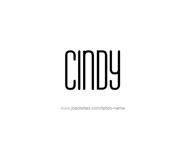 Tattoo Design Name Cindy   