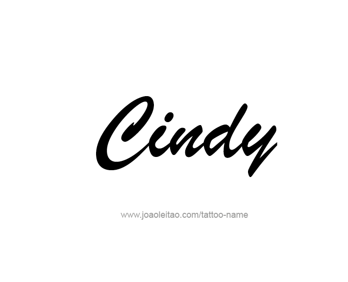 Tattoo Design Name Cindy   