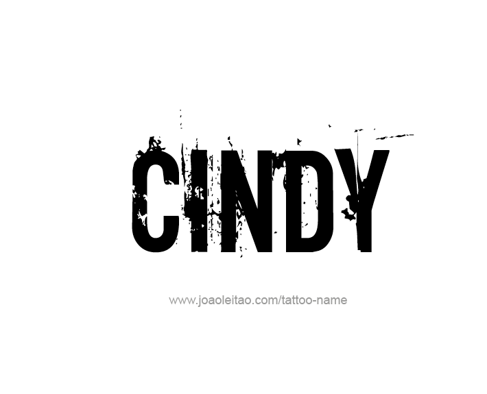 Tattoo Design Name Cindy   