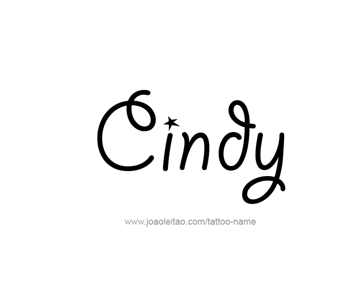 Tattoo Design Name Cindy   