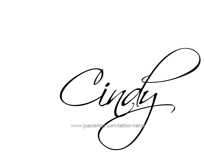 Tattoo Design Name Cindy   