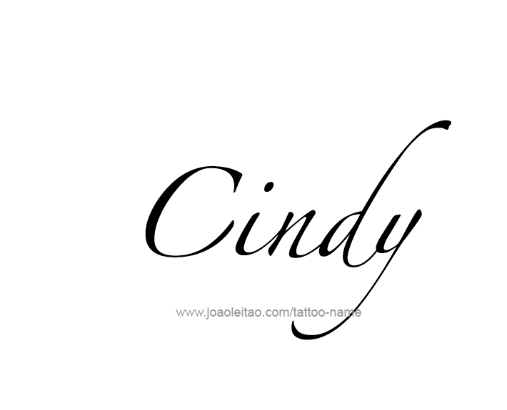 Tattoo Design Name Cindy   