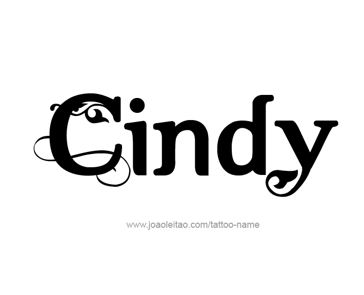 Tattoo Design Name Cindy   