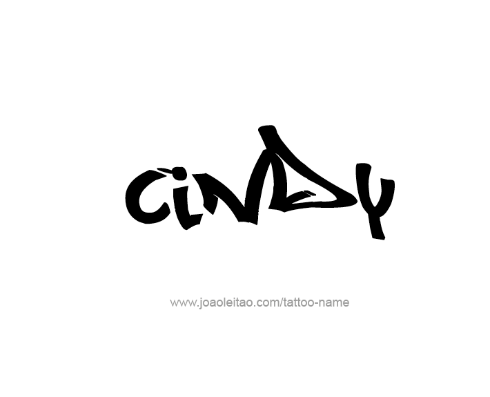 Tattoo Design Name Cindy   