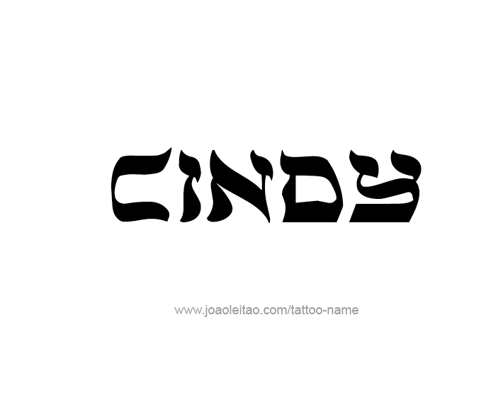 Tattoo Design Name Cindy   