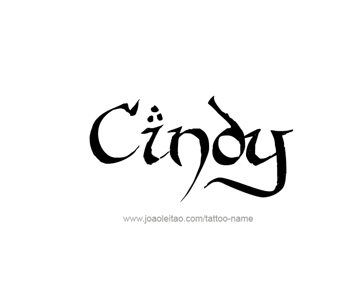 Tattoo Design Name Cindy   