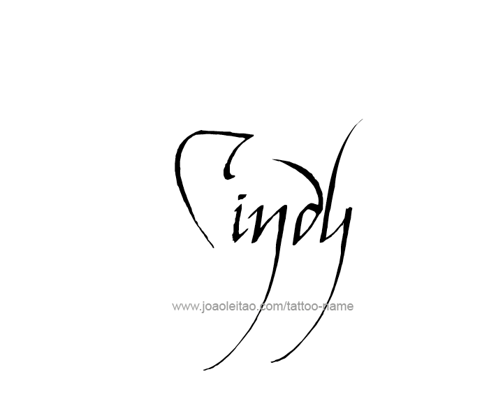 Tattoo Design Name Cindy   