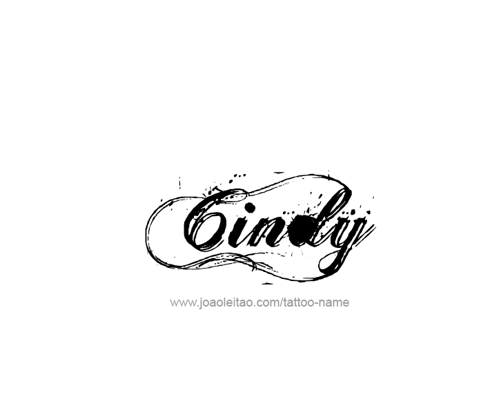 Tattoo Design Name Cindy   