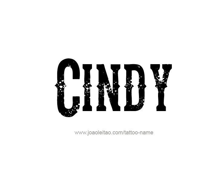 Tattoo Design Name Cindy   