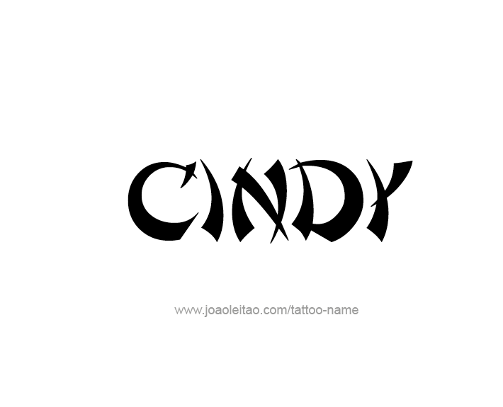 Tattoo Design Name Cindy   