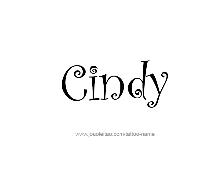 Tattoo Design Name Cindy   