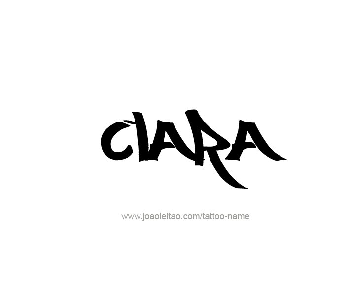 Tattoo Design Name Clara   